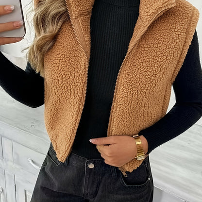 VIVIENNE SLEEVELESS KNIT VEST