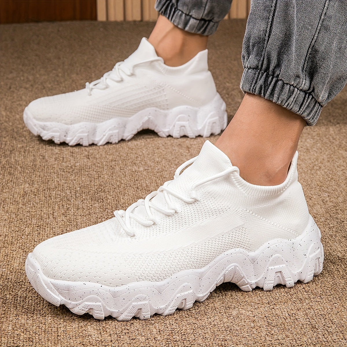 GeoKnit Performance Sneakers