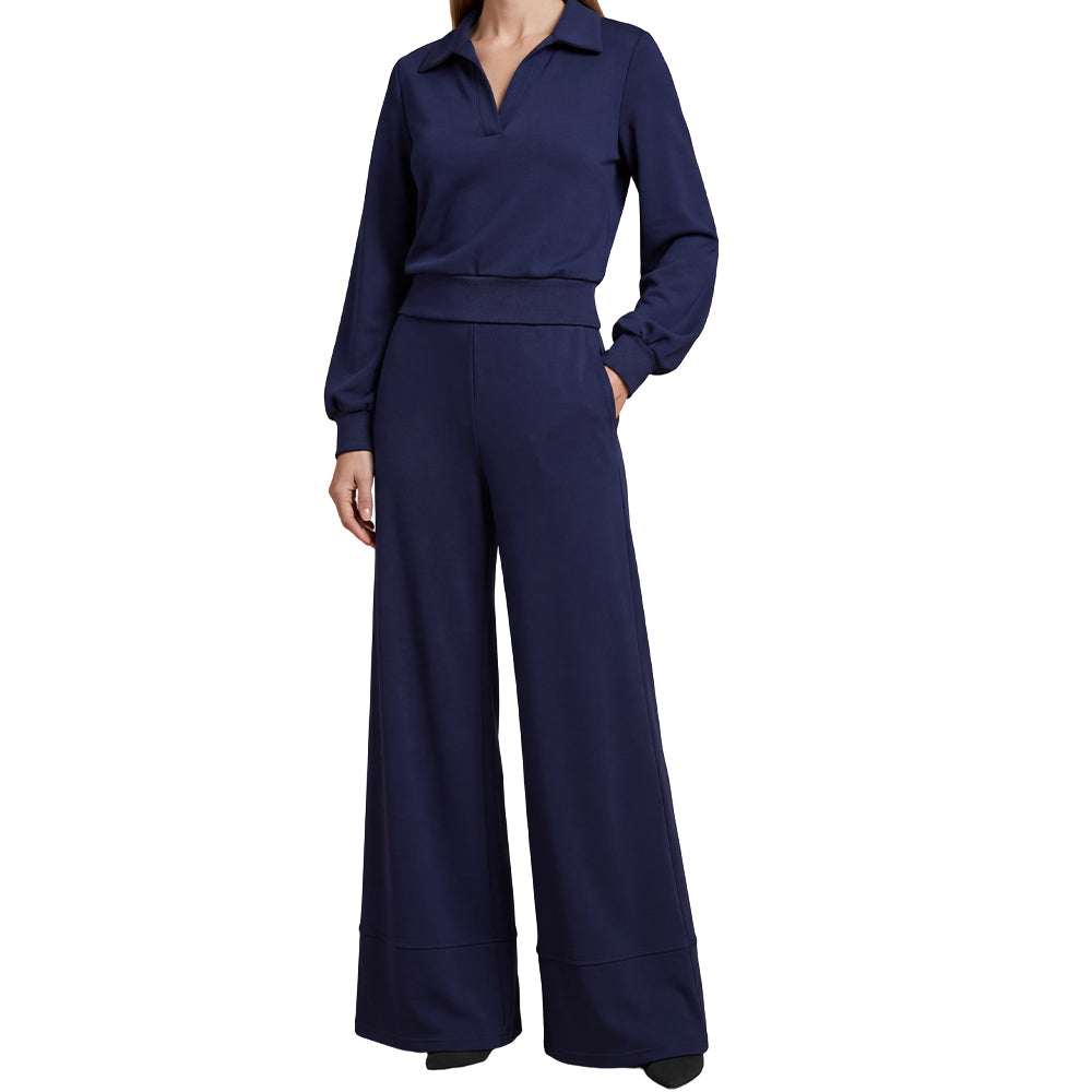SIENNA LAPEL BLOUSE SET