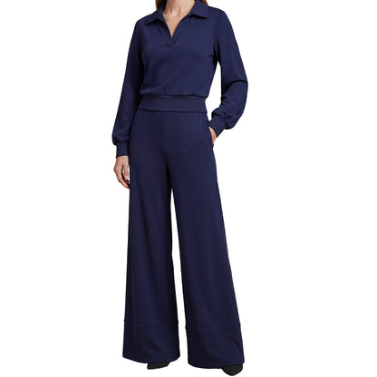 SIENNA LAPEL BLOUSE SET