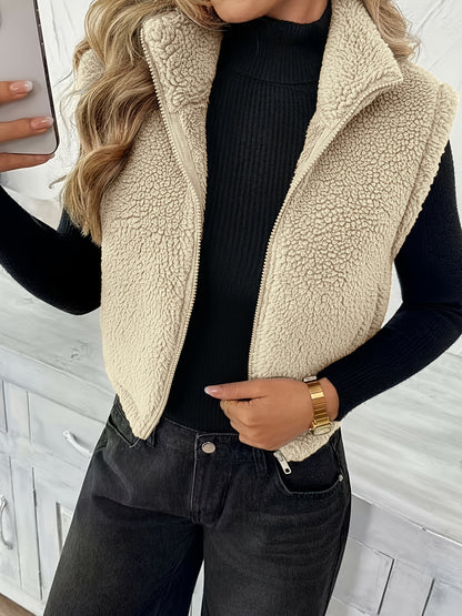 VIVIENNE SLEEVELESS KNIT VEST