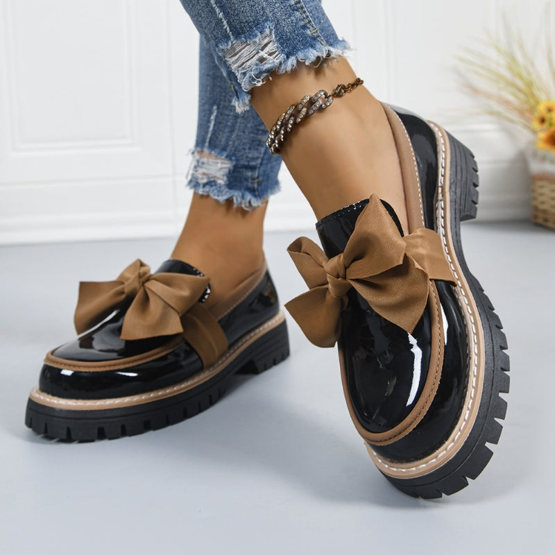 LUCENTE BOWKNOT LOAFERS