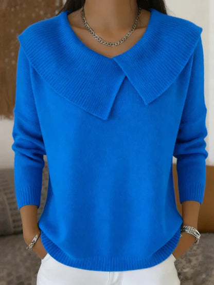 Elindra | Warm jumper with soft collar