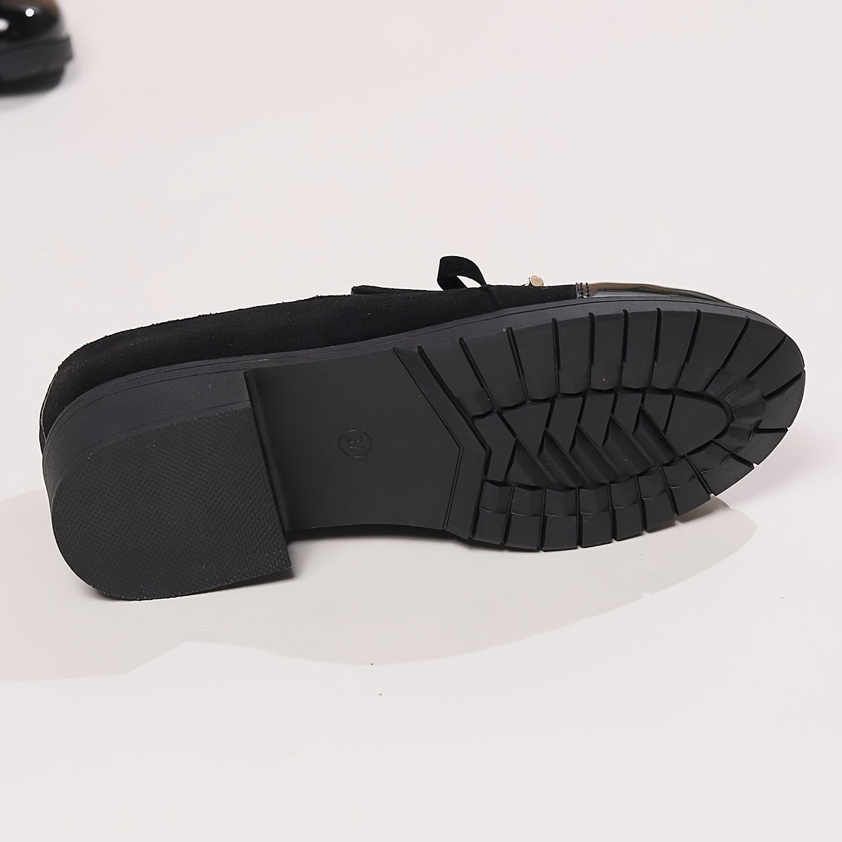 LUCENTE RETRO BOWKNOT LOAFERS