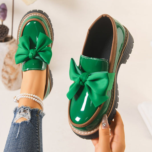 LUCENTE BOWKNOT LOAFERS
