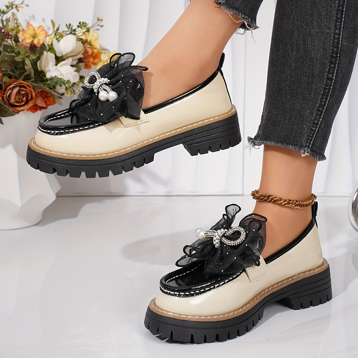 VALENCIA PLATFORM LOAFERS