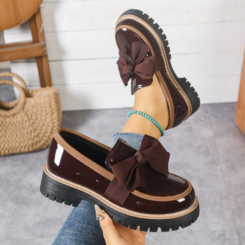 LUCENTE BOWKNOT LOAFERS
