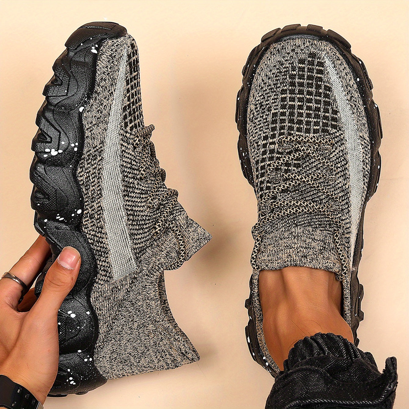 GeoKnit Performance Sneakers