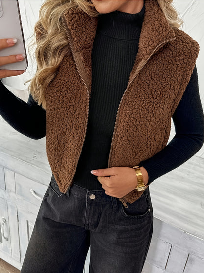 VIVIENNE SLEEVELESS KNIT VEST