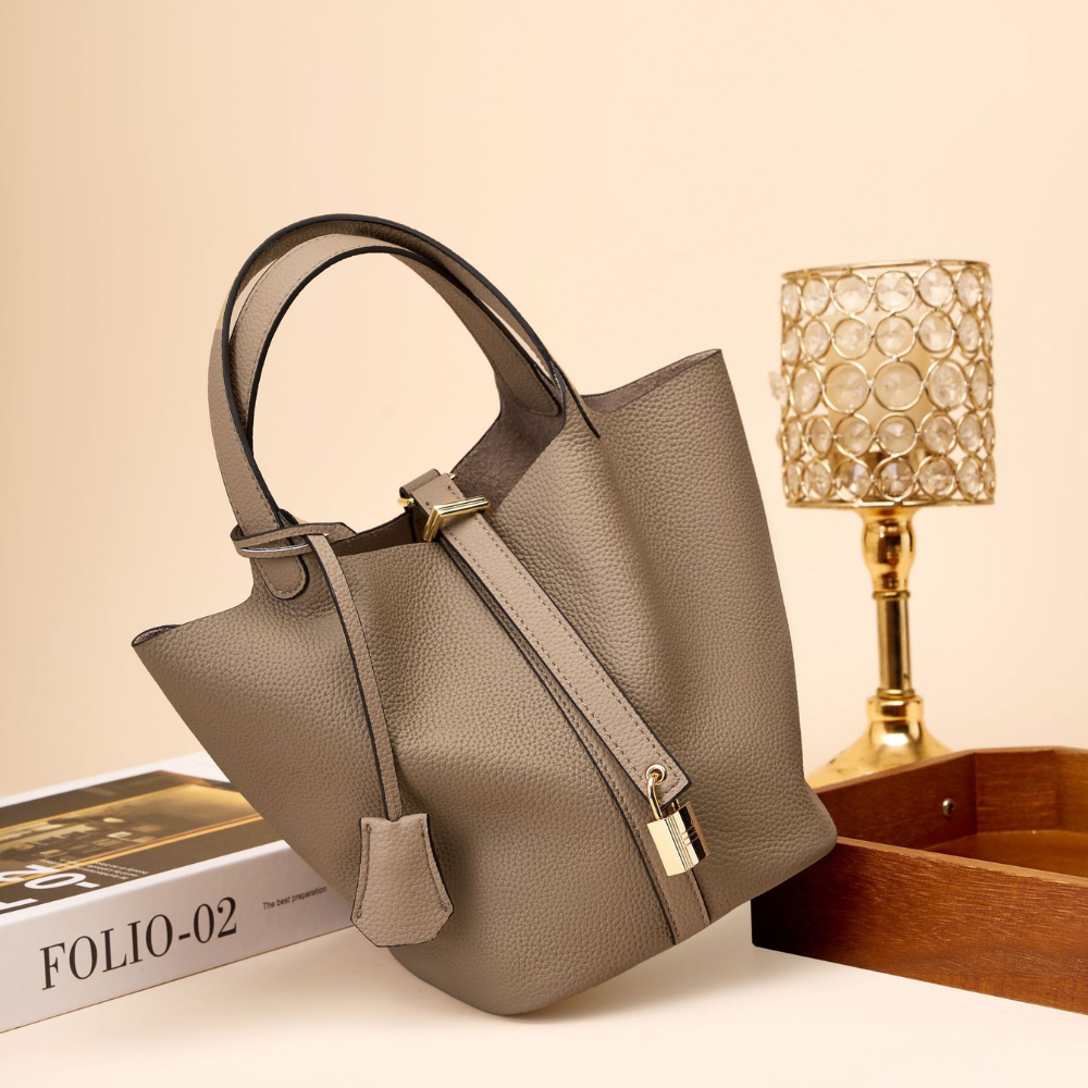 BELLATREND™ | LEATHER BUCKET HANDBAG