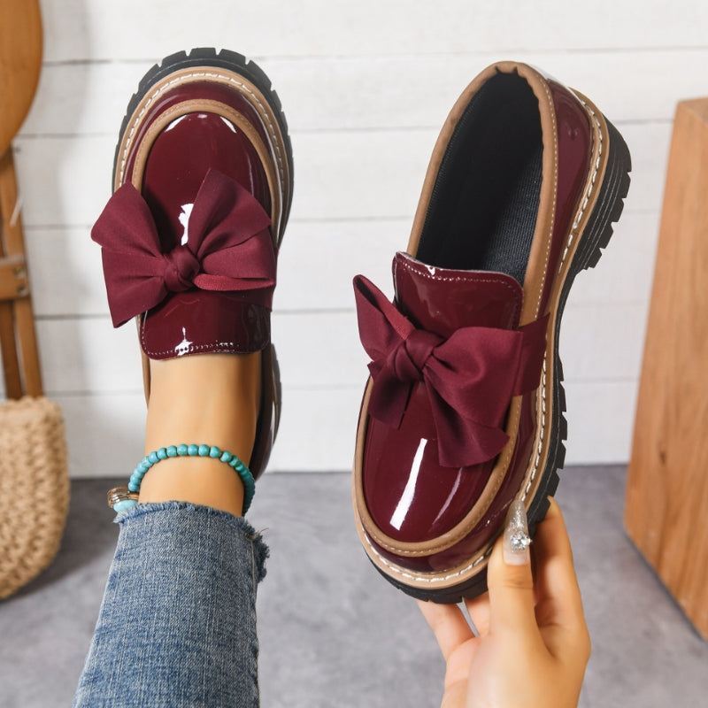 LUCENTE BOWKNOT LOAFERS