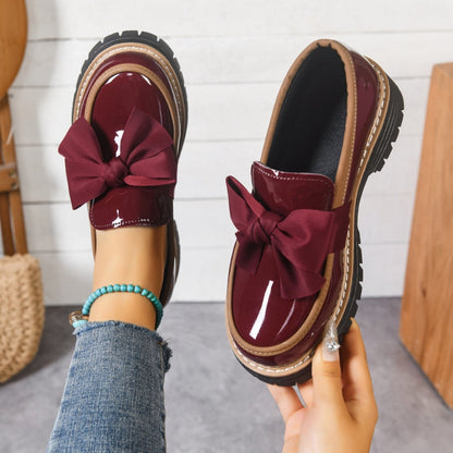 LUCENTE BOWKNOT LOAFERS