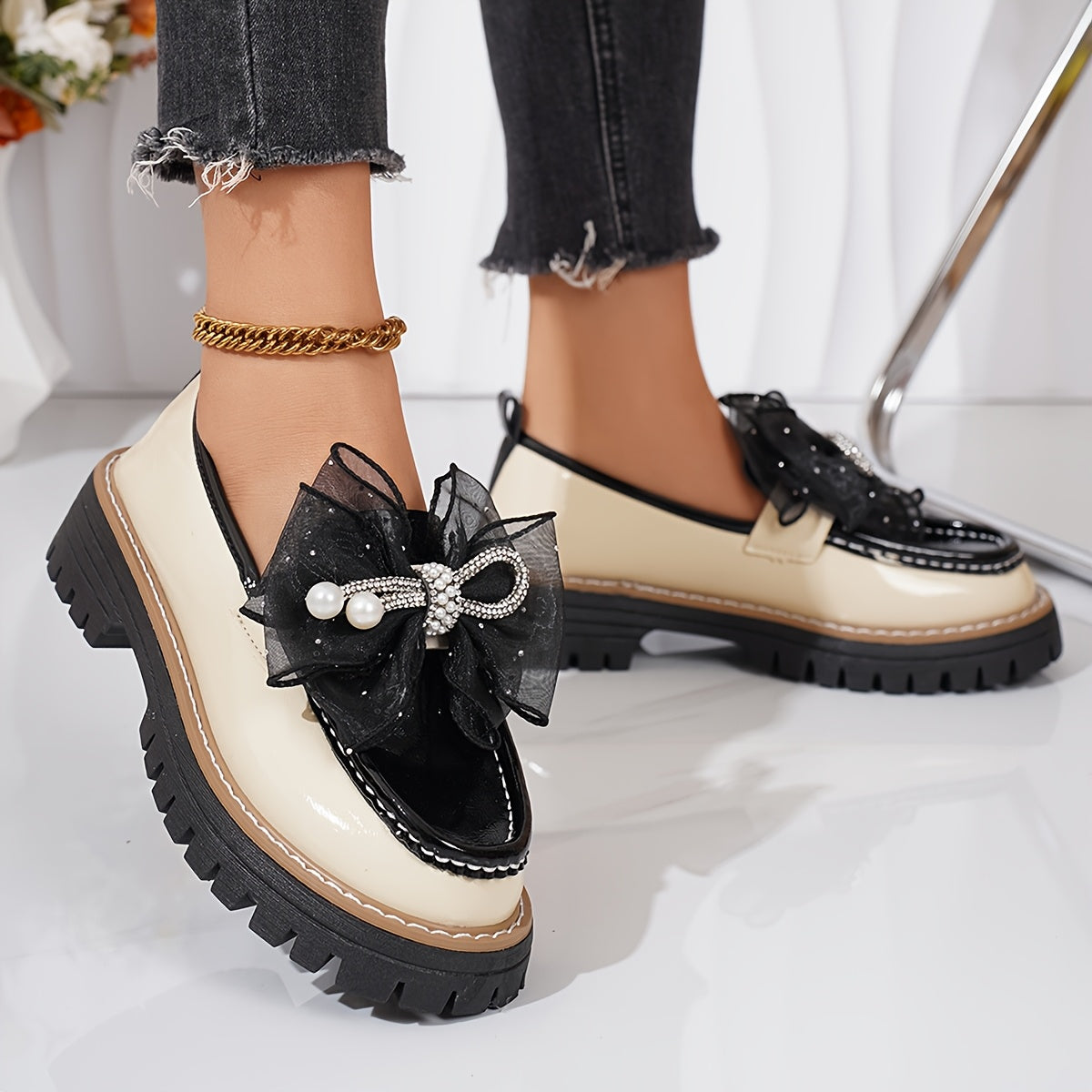 VALENCIA PLATFORM LOAFERS