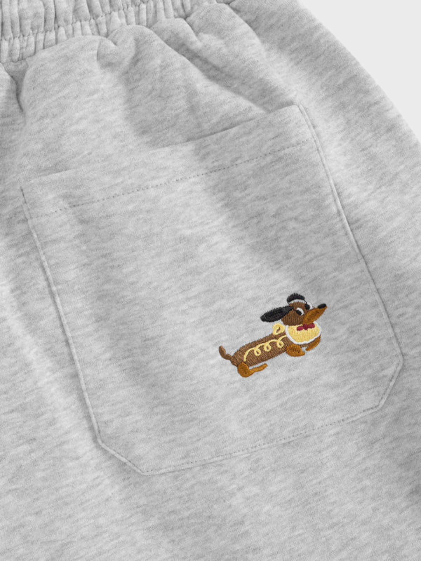 Elindra® Embroidered Pup Barrel Sweatpants