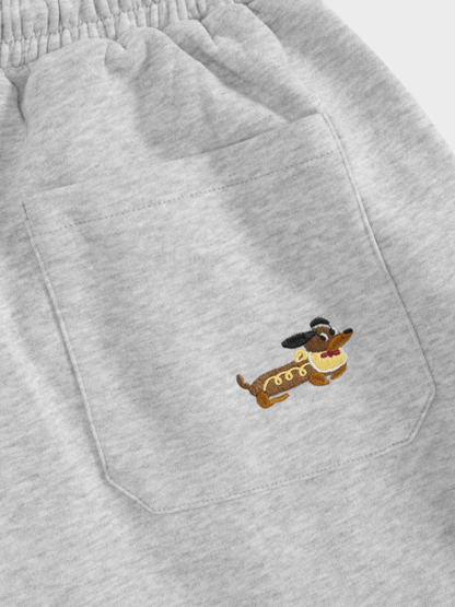 Elindra® Embroidered Pup Barrel Sweatpants