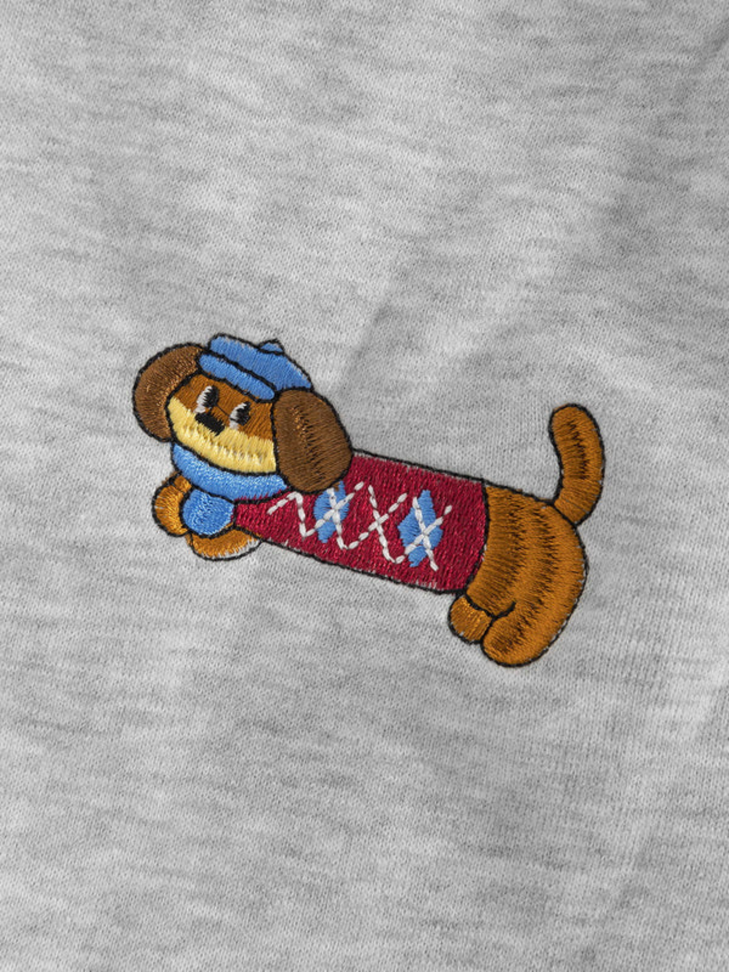 Elindra® Embroidered Pup Barrel Sweatpants
