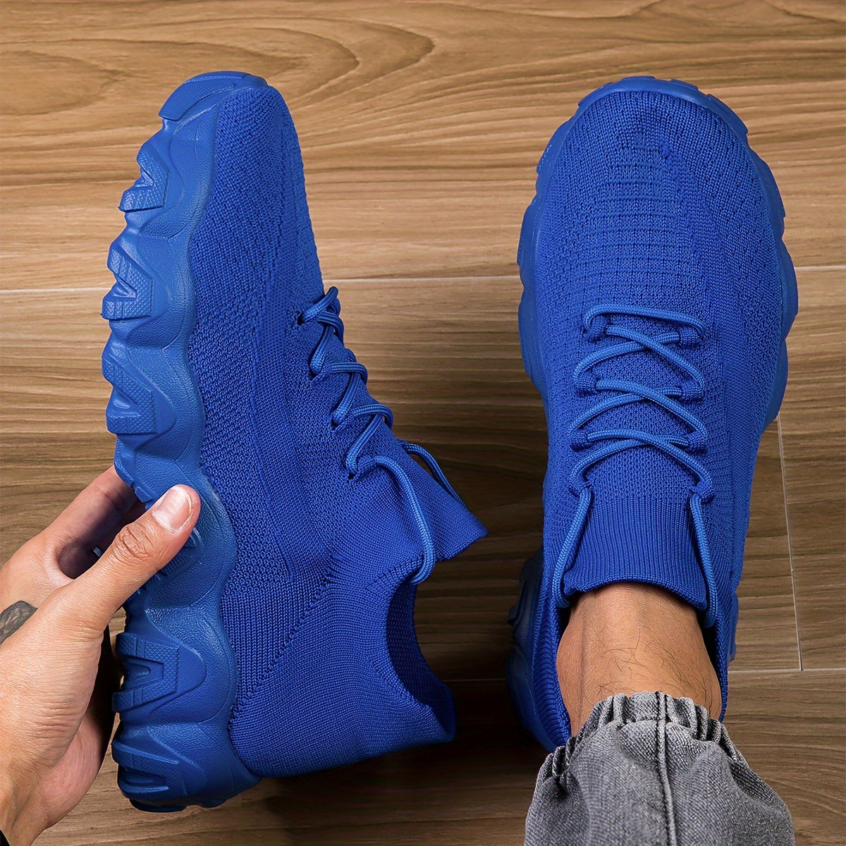 GeoKnit Performance Sneakers
