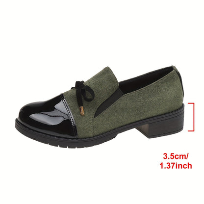 LUCENTE RETRO BOWKNOT LOAFERS