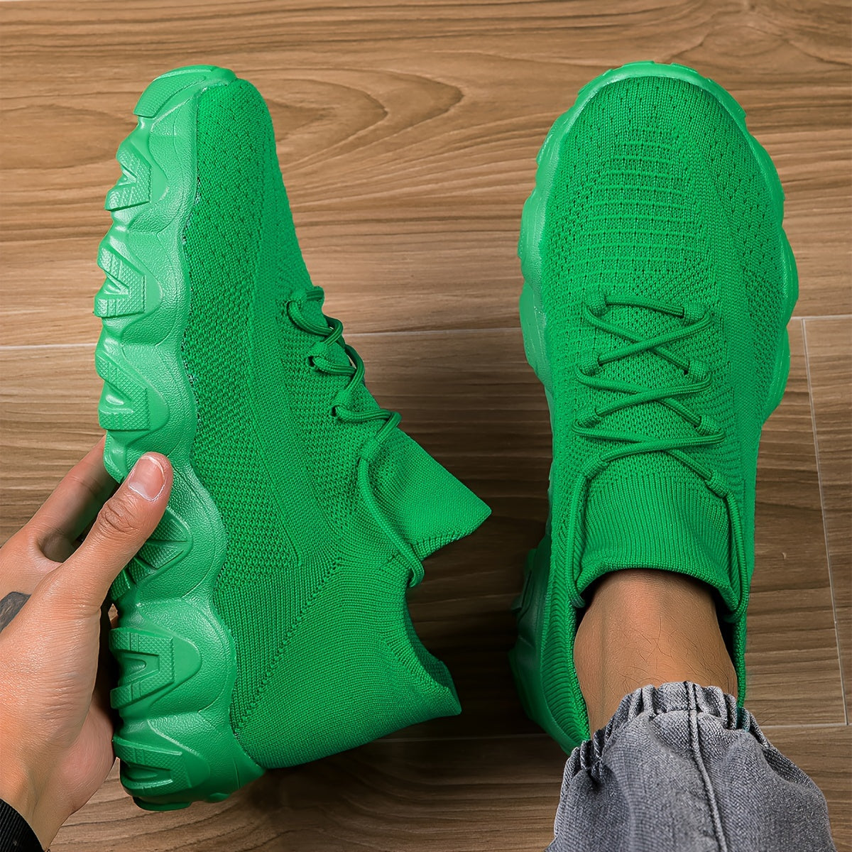 GeoKnit Performance Sneakers