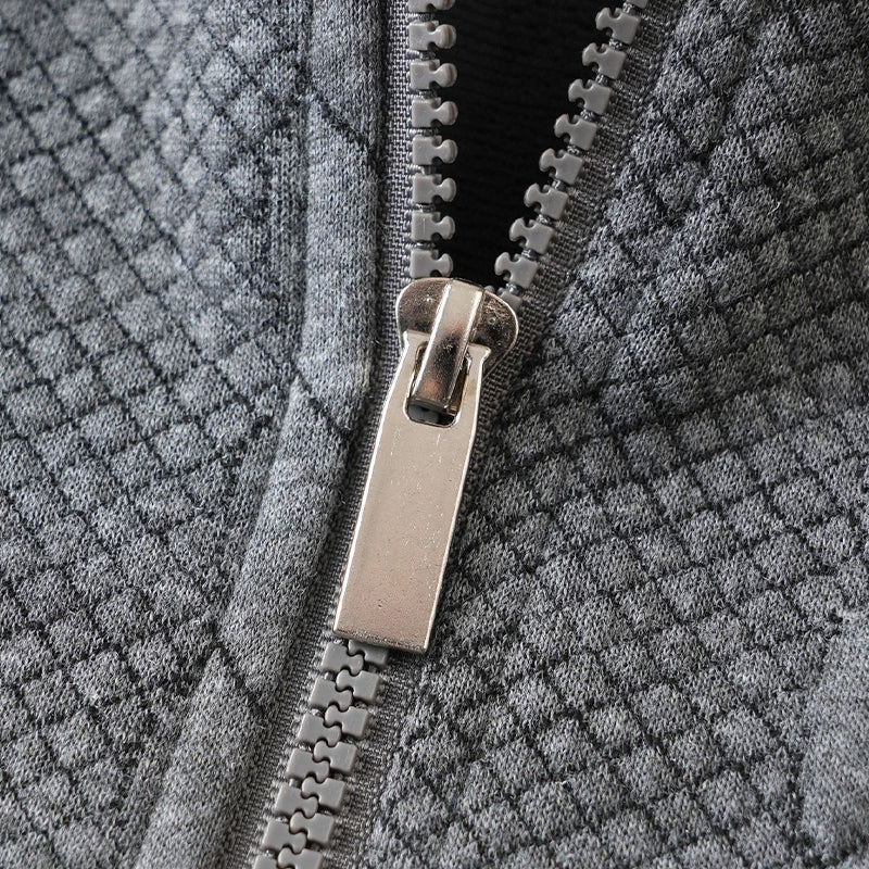 New arrivals offer-Men's Casual Half-Zip Cable-Knit Sweater
